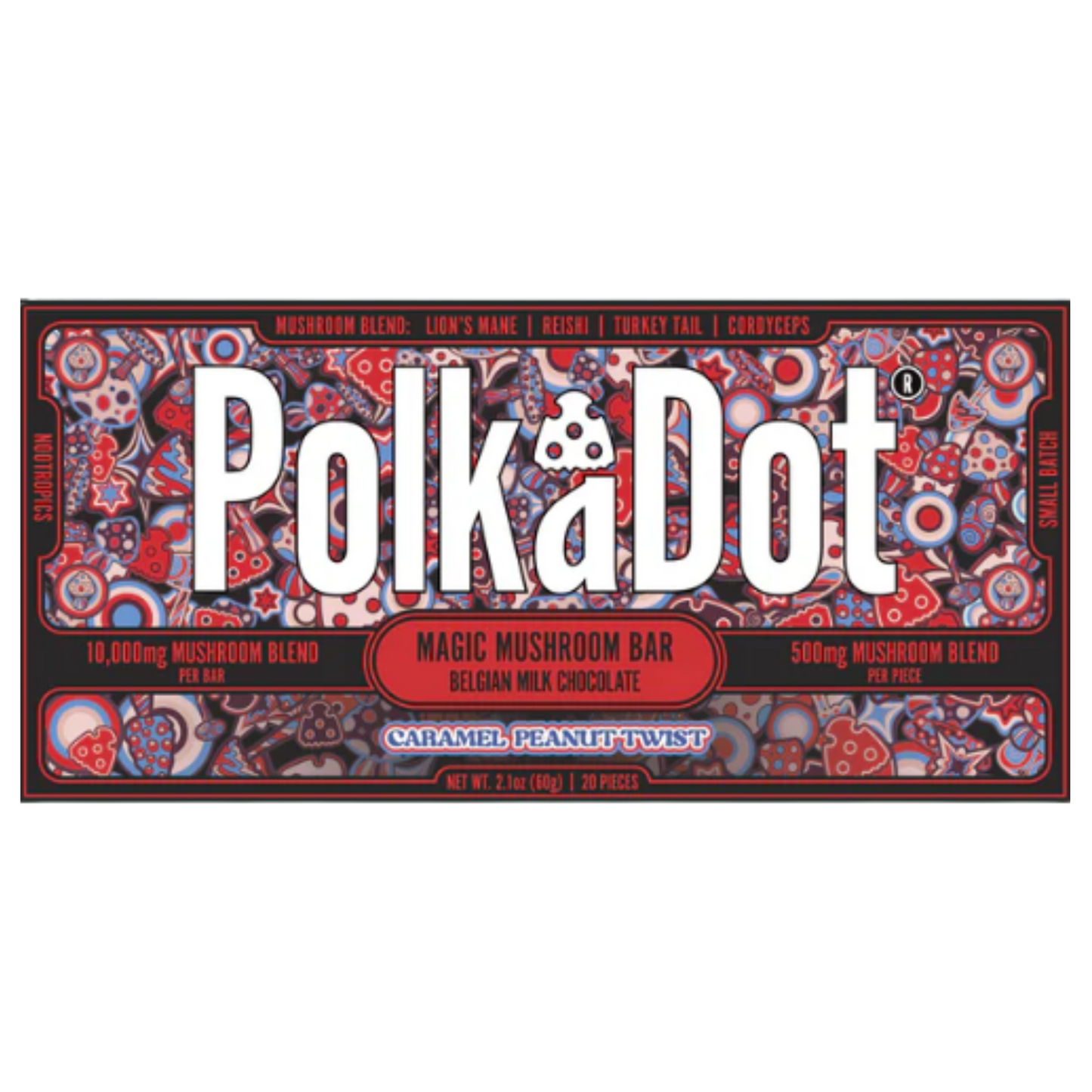 Polk-a-Dot 10,000mg Mushroom Bars