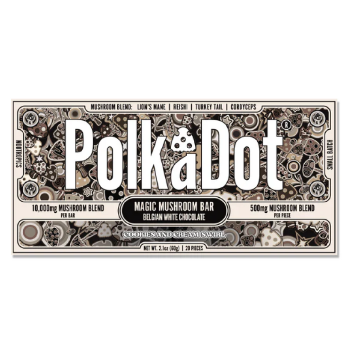 Polk-a-Dot 10,000mg Mushroom Bars