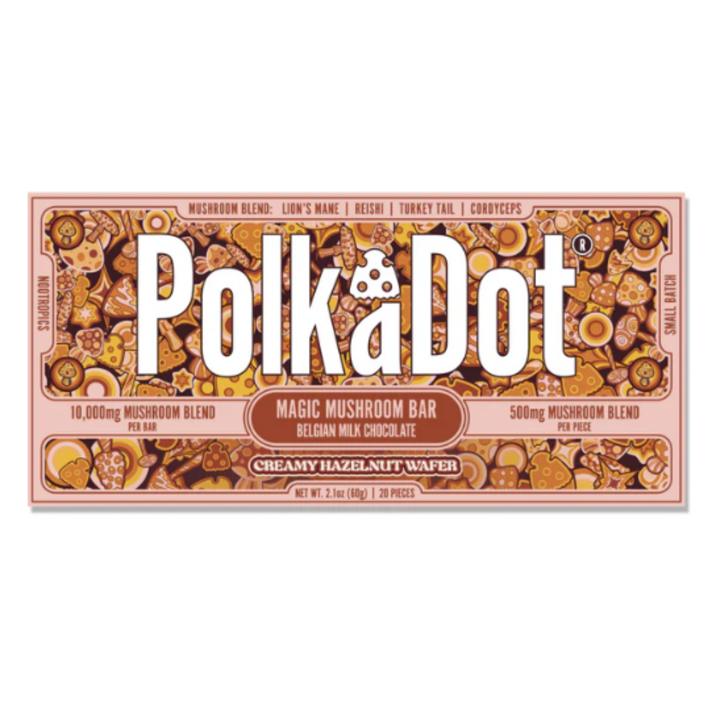 Polk-a-Dot 10,000mg Mushroom Bars