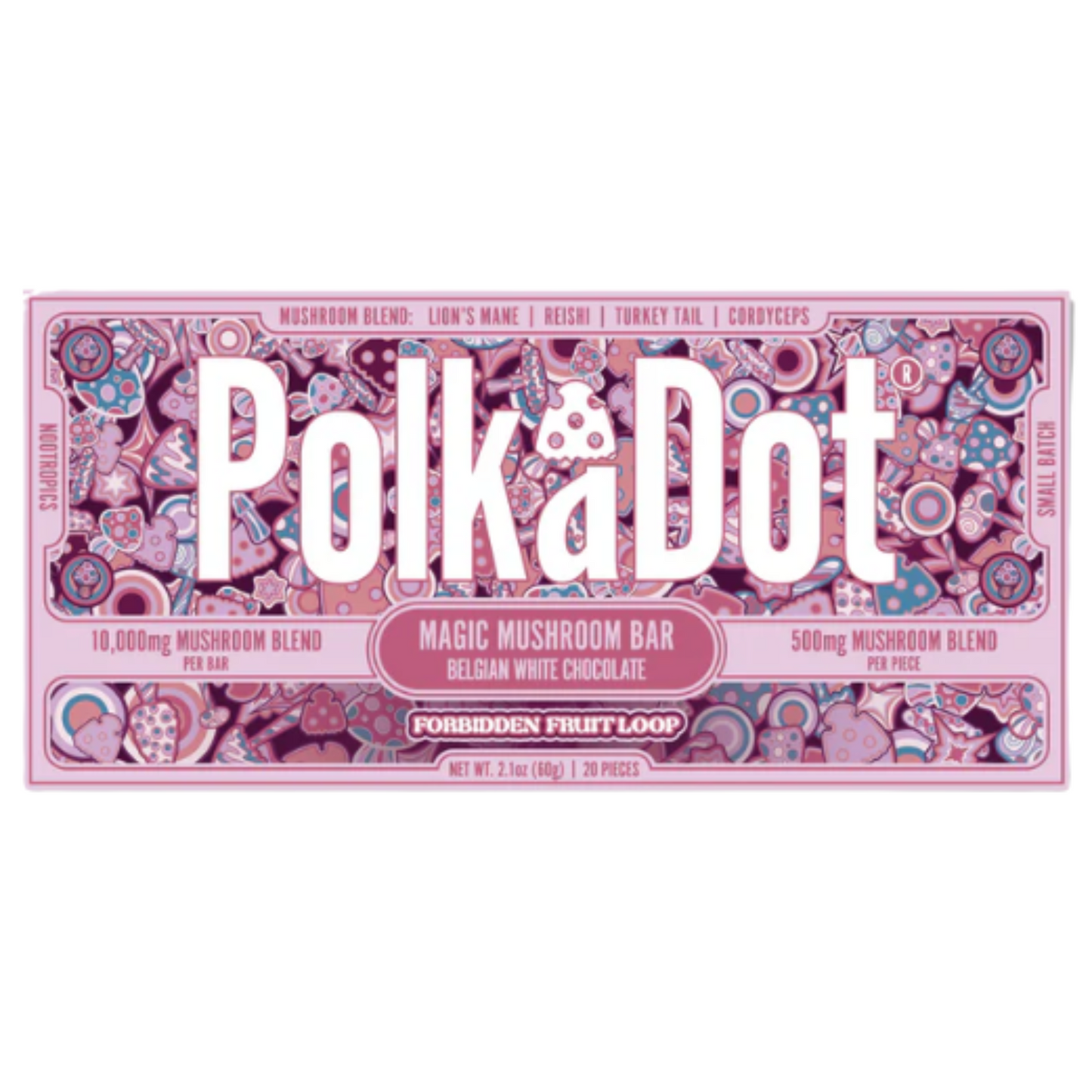 Polk-a-Dot 10,000mg Mushroom Bars