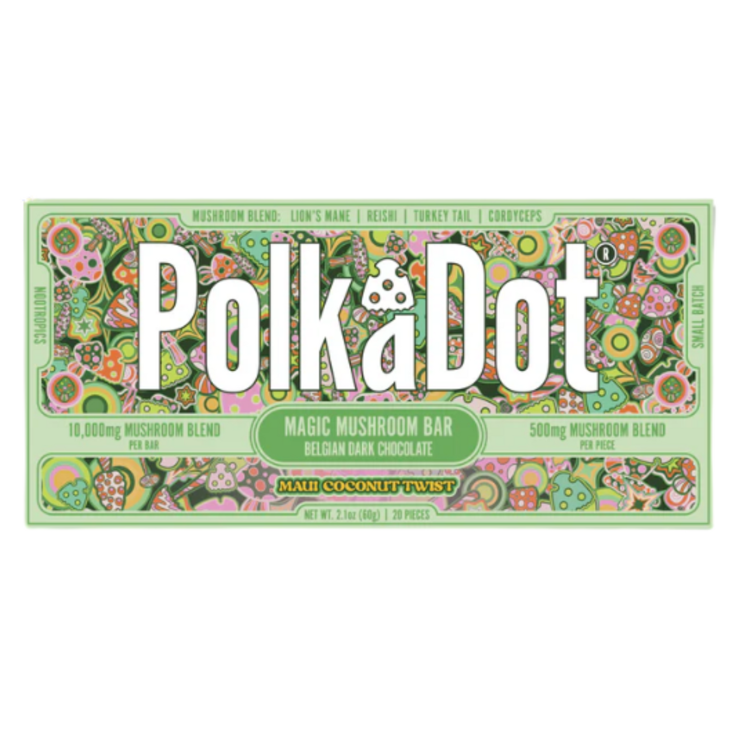 Polk-a-Dot 10,000mg Mushroom Bars