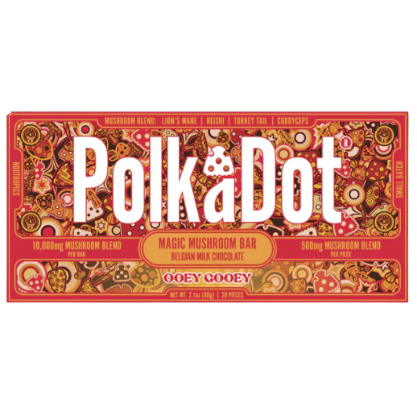 Polk-a-Dot 10,000mg Mushroom Bars