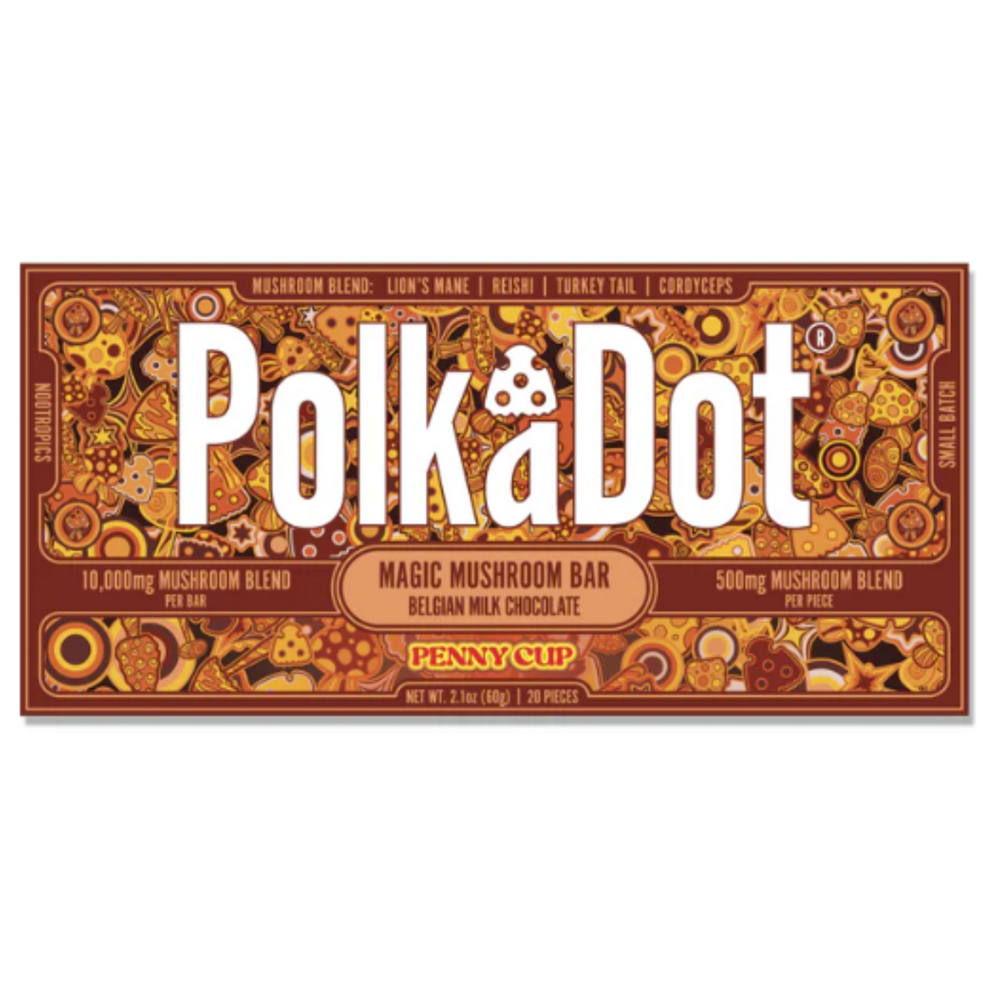 Polk-a-Dot 10,000mg Mushroom Bars