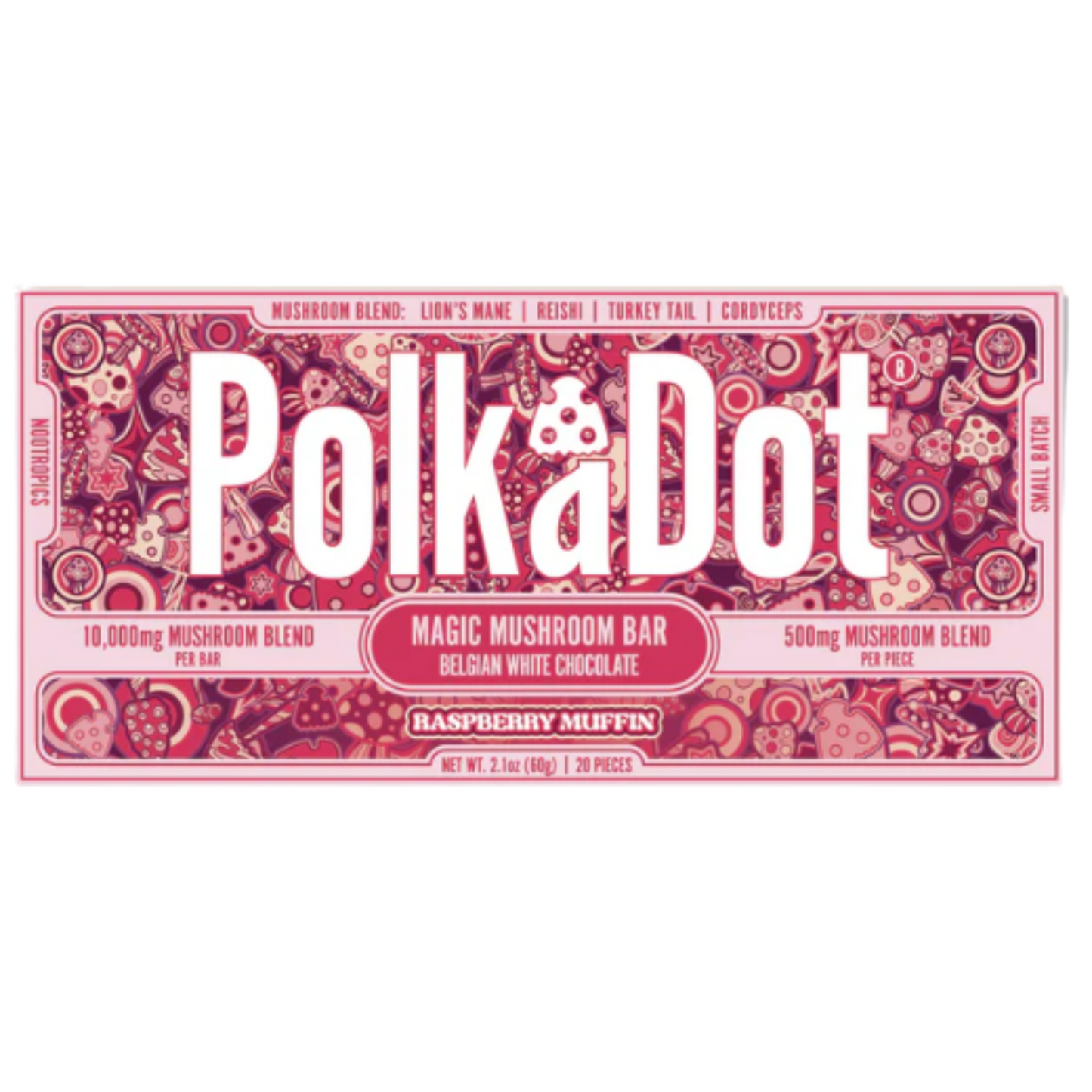 Polk-a-Dot 10,000mg Mushroom Bars