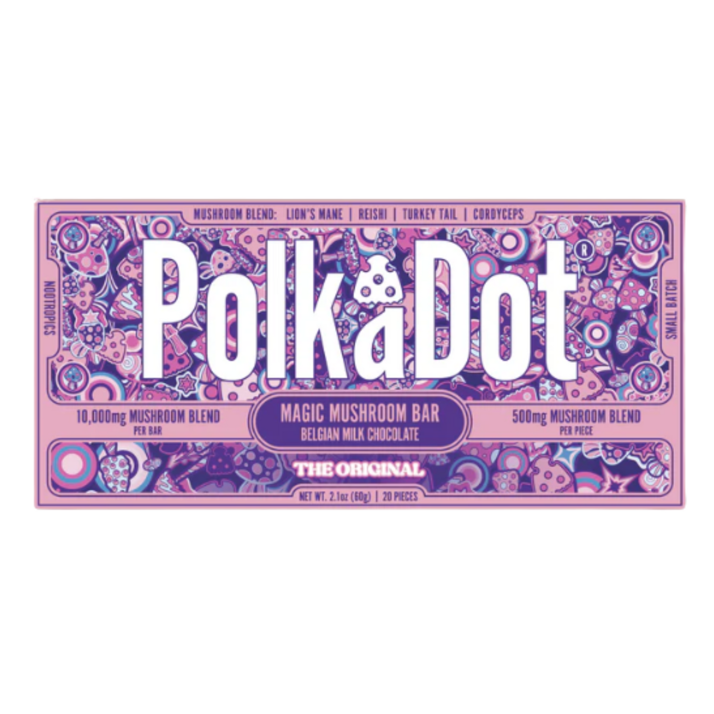 Polk-a-Dot 10,000mg Mushroom Bars