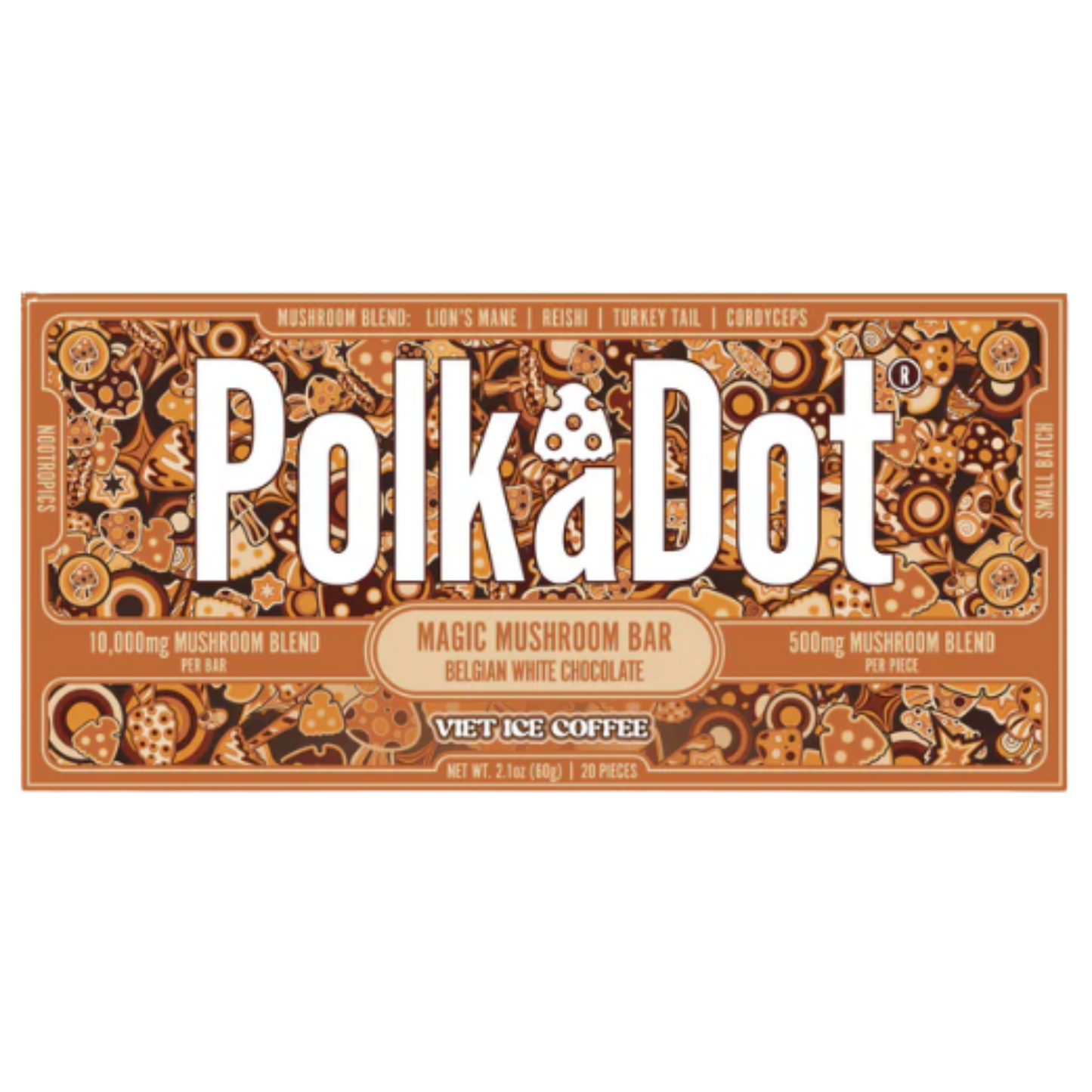 Polk-a-Dot 10,000mg Mushroom Bars