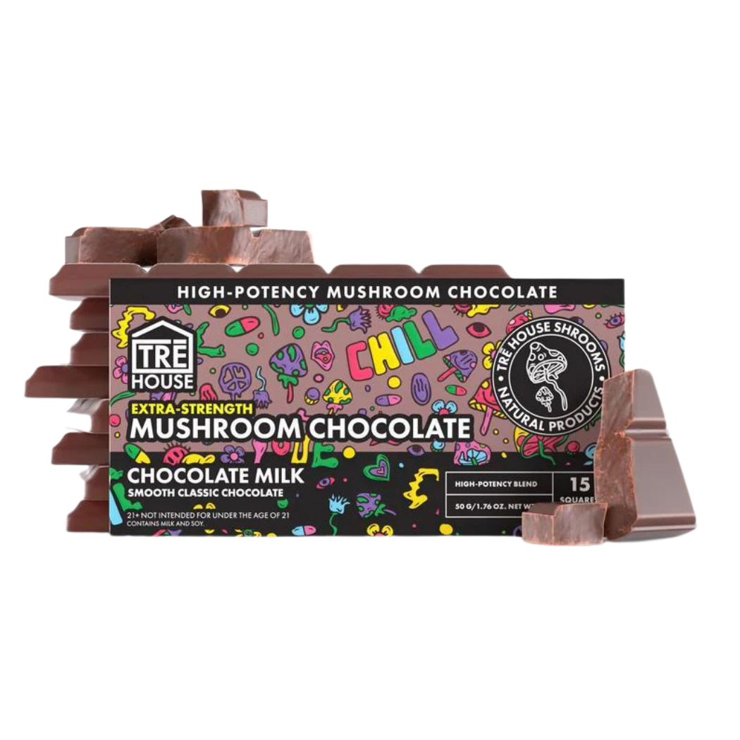 Tre House Mushroom Extra Strength Chocolate Bars