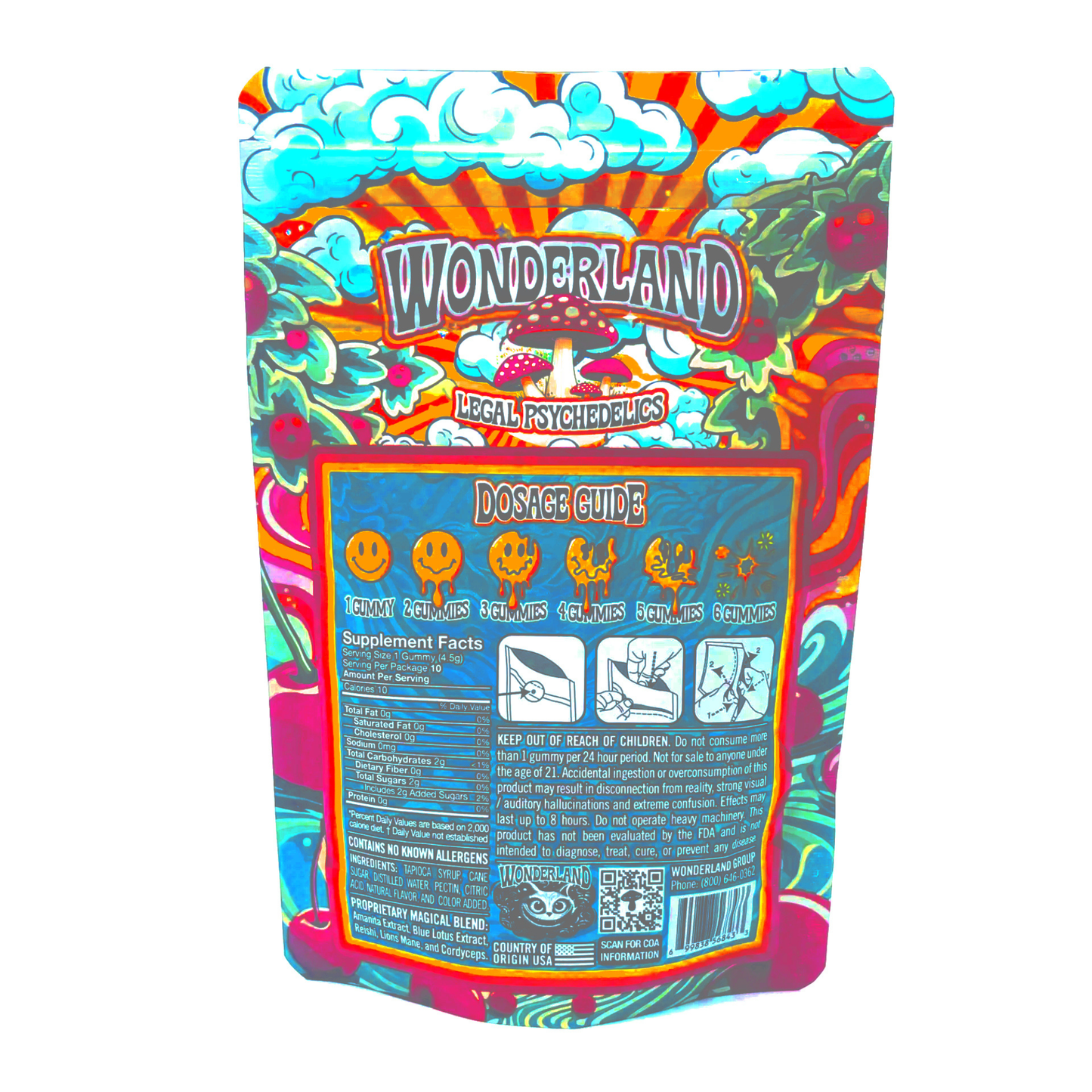 Wonderland Cherry Nirvana Gummies - 10ct