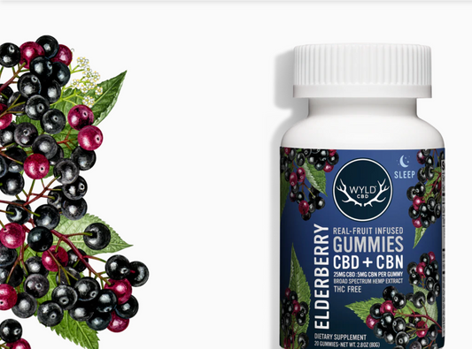 WYLD CBD Elderberry Nighttime Gummies