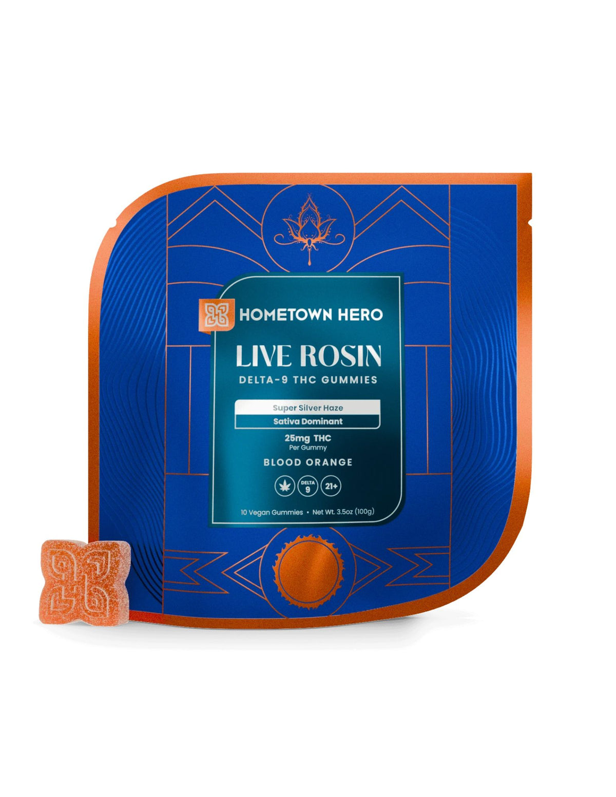 Hometown Hero 25mg Sativa Gummies