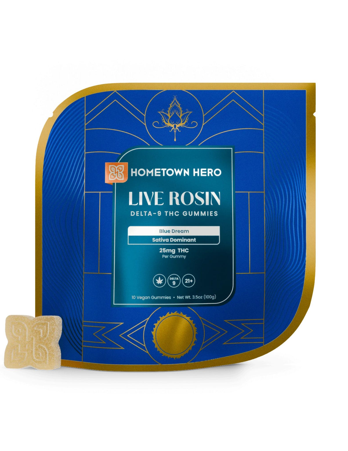 Hometown Hero 25mg Sativa Gummies