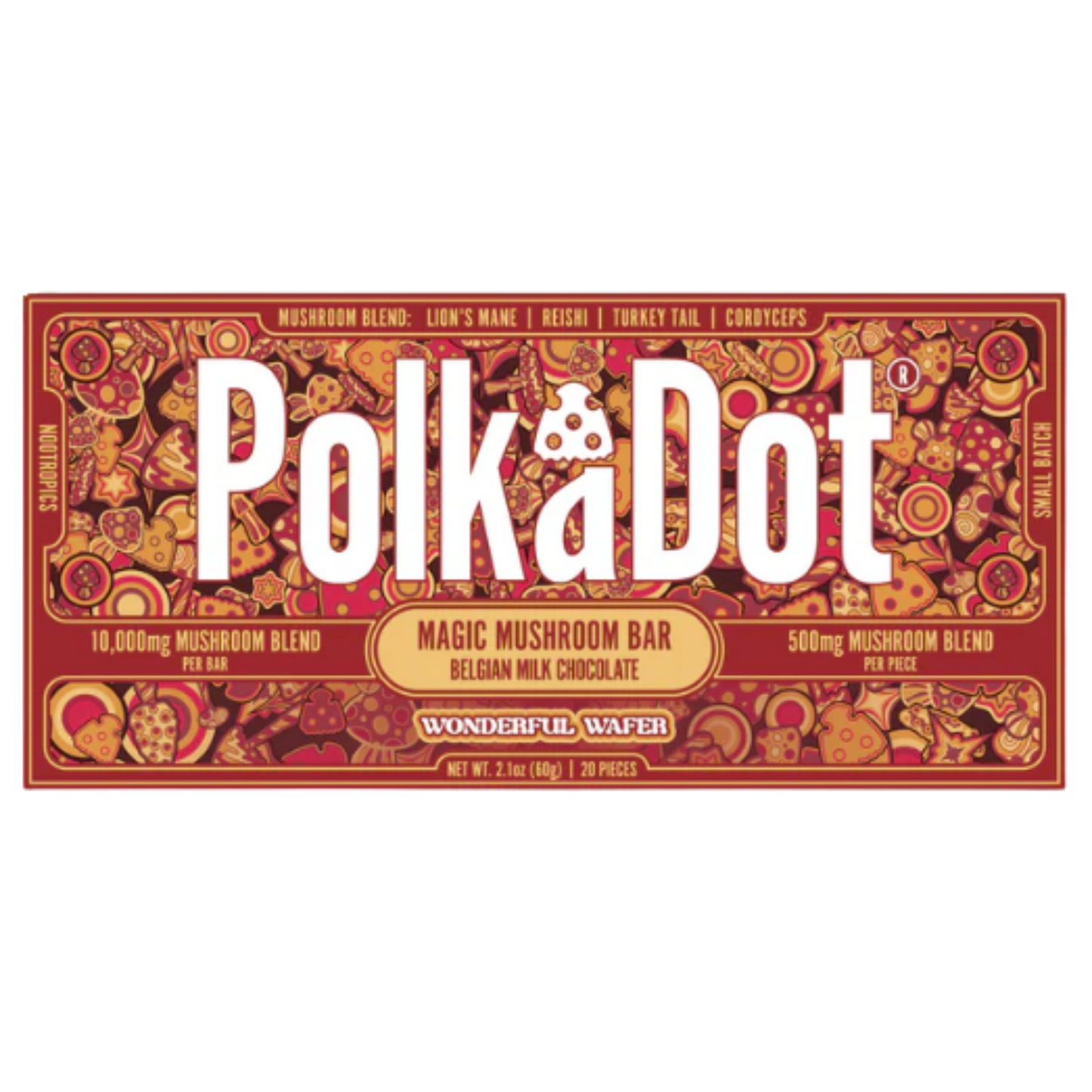 Polk-a-Dot 10,000mg Mushroom Bars