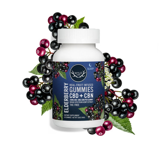 WYLD CBD Elderberry Nighttime Gummies