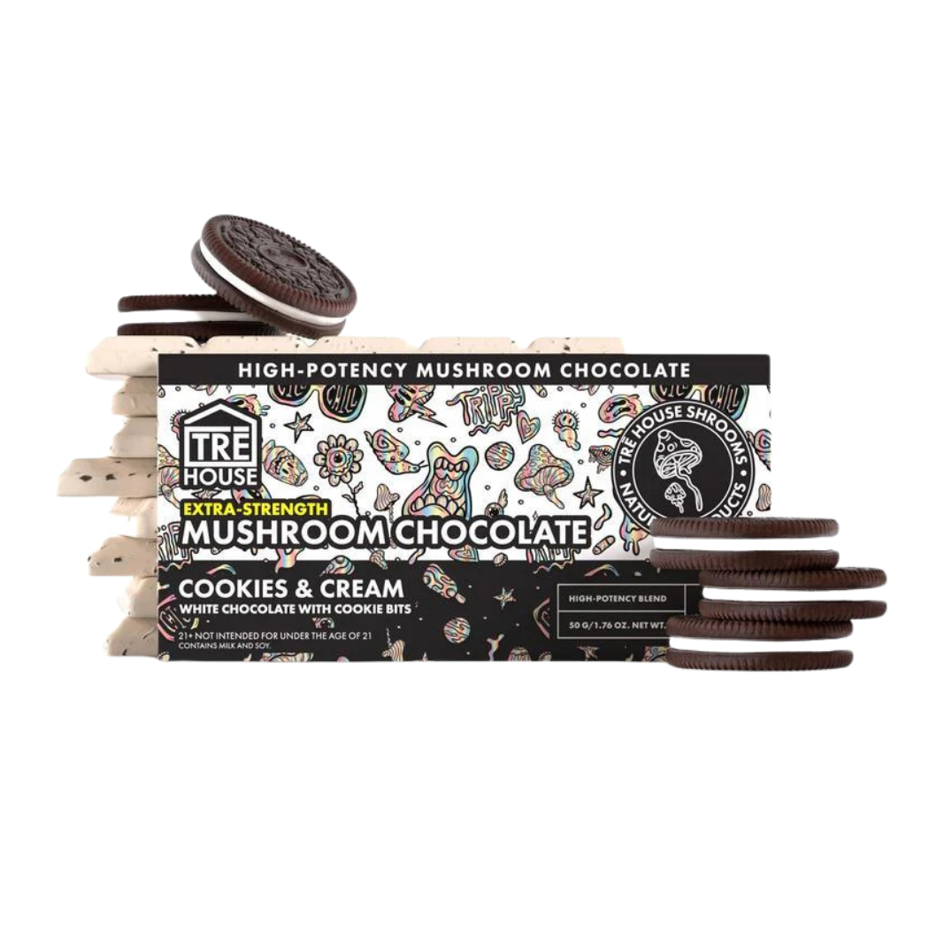 Tre House Mushroom Extra Strength Chocolate Bars