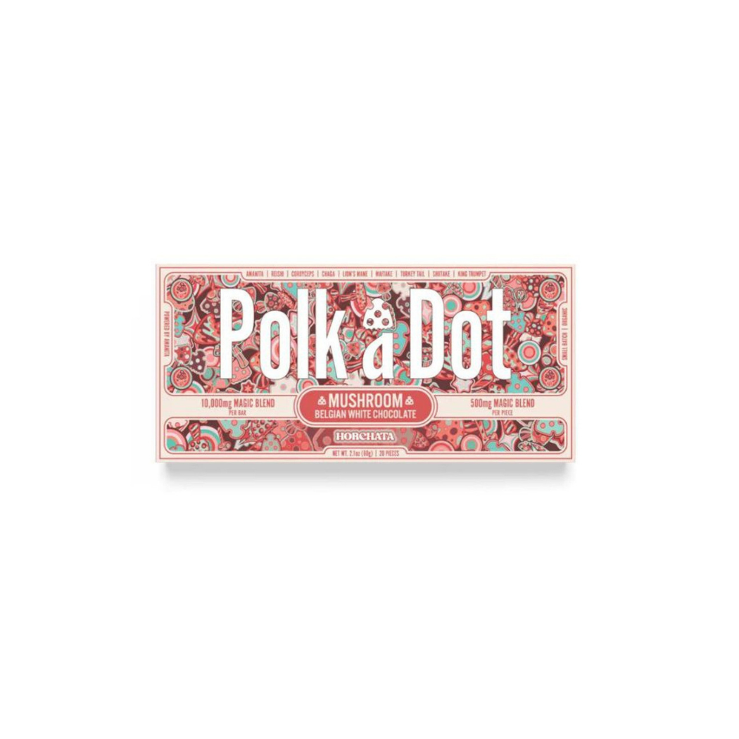 Polk-a-Dot Mushroom Chocolate Bars