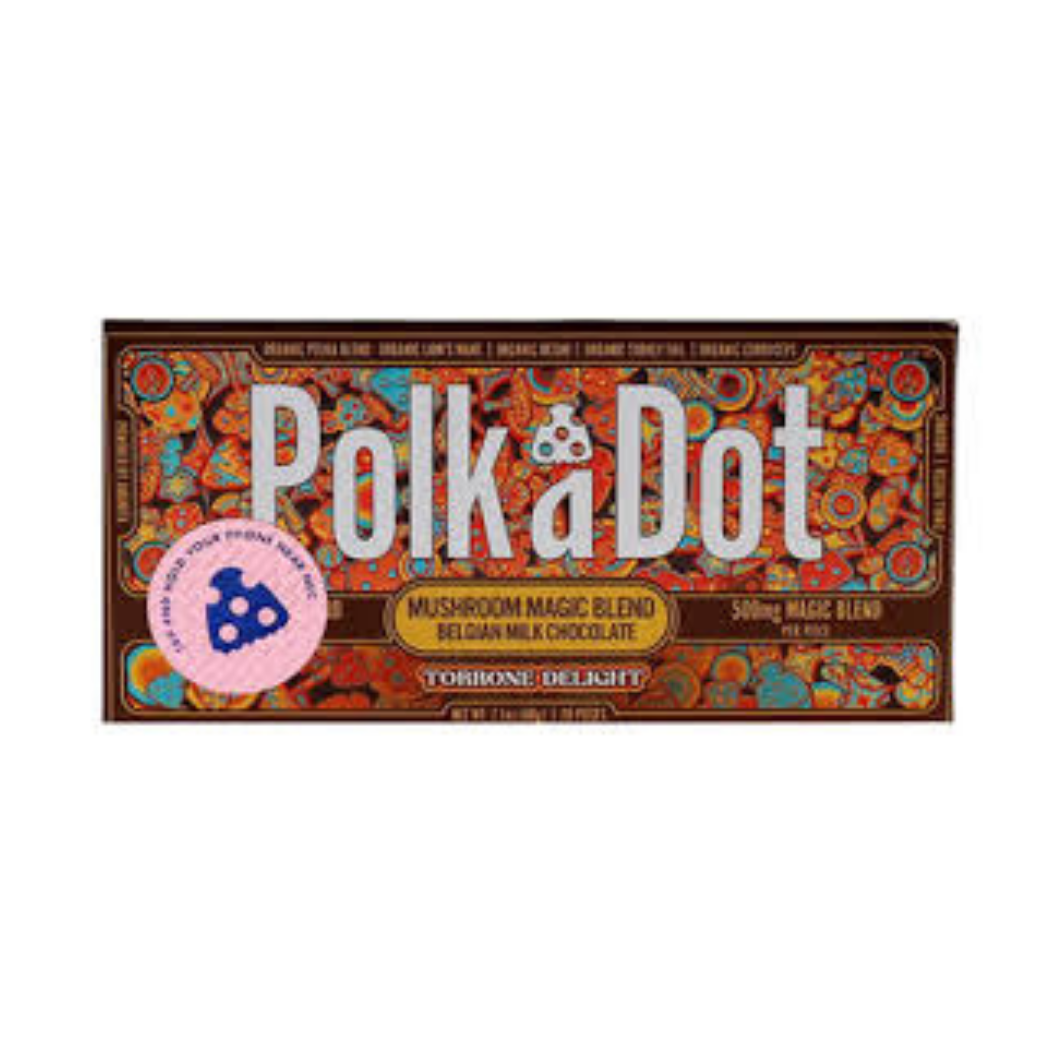 Polk-a-Dot Mushroom Chocolate Bars
